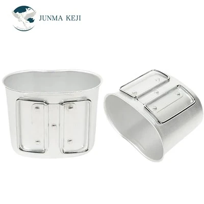 Taza de cantimplora de aluminio militar
